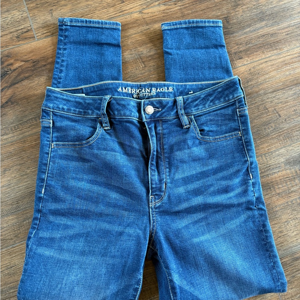 American Eagle Outfitters High Rise Blue Jeans